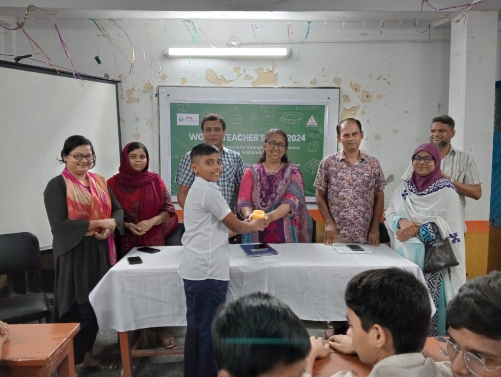 World Teachers Day UCEP johara Samad Technical School, Tootpara, Khulna.