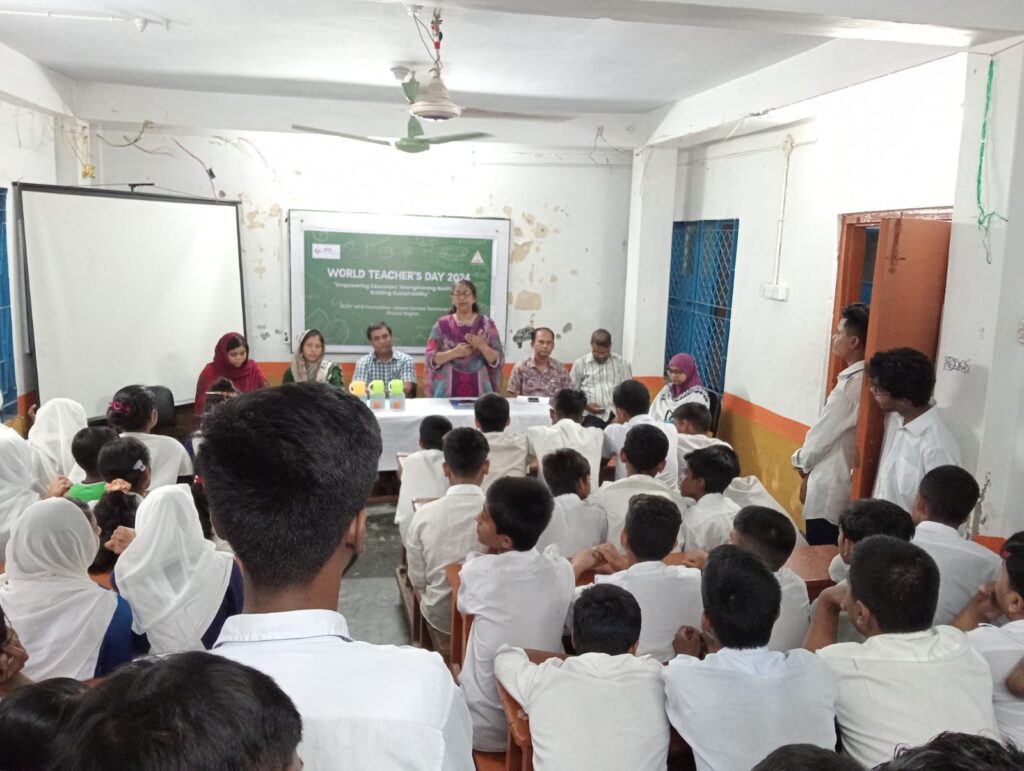 World Teachers Day UCEP johara Samad Technical School, Tootpara, Khulna.